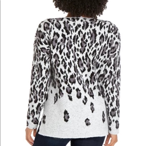 NWT Workshop Camouflage High Low Sweater Size XS - Picture 5 of 8